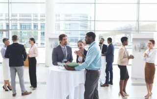 Professional event in Indonesia engaging local community through offline activation